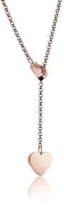 Emily Westwood Elegantní bronzový náhrdelník se srdíčkem WN1007R