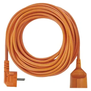 Emos Prodlužovací kabel 25 m / 1 zásuvka / oranžový / PVC / 230 V / 1,5 mm2 P01125