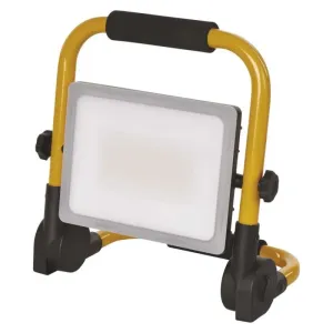 LED reflektor ILIO přenosný, 51 W, černý/žlutý, neutrální bílá