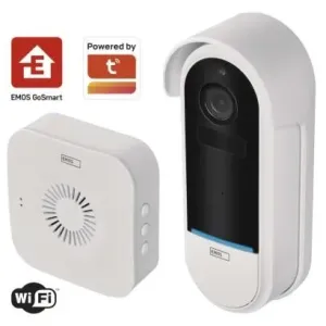Emos GoSmart Domovní bezdrátový bateriový videozvonek IP-15S s Wi-Fi H4032