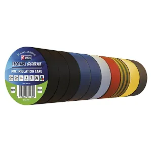 Vorel páska pvc 15 x 0,13 mm x 10 m 10 ks barevné TO-75012