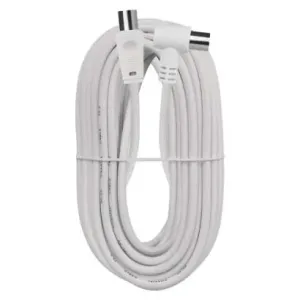 Emos Anténní koaxiální kabel stíněný 15m – úhlová vidlice S31510