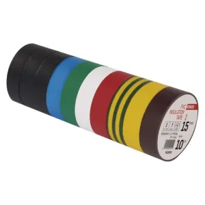 Emos Izolační páska PVC 15mm / 10m barevný mix F615992