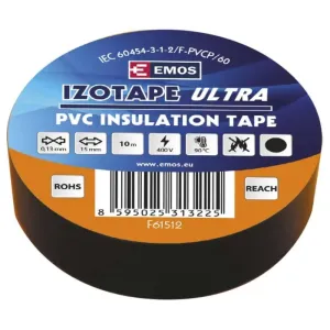 Emos Izolační páska PVC 15mm / 10m černá 1ks F61512-ks