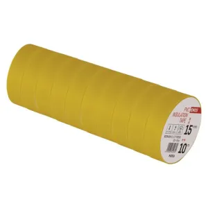 Emos Izolační páska PVC 15mm / 10m žlutá 10 ks F61516