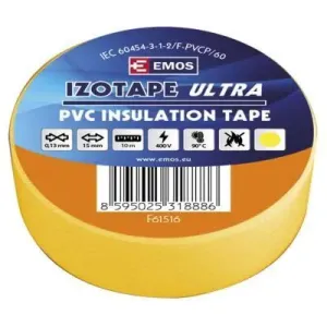 Emos Izolační páska PVC 15mm / 10m žlutá 1ks F61516-ks