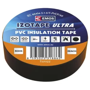 Emos Izolační páska PVC 19mm / 20m černá F61922 #4452102