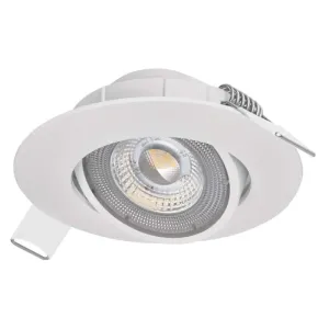 EMOS Bílé LED bodové svítidlo 5W s výklopným rámečkem Economy+ Barva světla: Denní bílá ZD3122