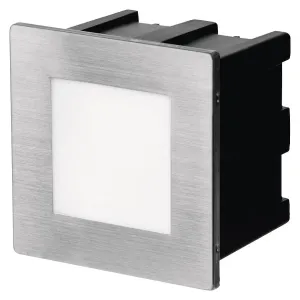 Emos LED orientační vestavné svítidlo AMAL 80×80, 1,5W teplá bílá,IP65 ZC0109 ZC0109