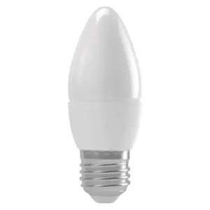 LED žárovka Classic svíčka / E27 / 4,9 W (40 W) / 470 lm / teplá bílá