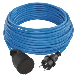 EMOS Počasí odolný prodlužovací kabel - spojka, 20m, 1 zásuvka, silikon, 230V, 1.5mm2 P01420W