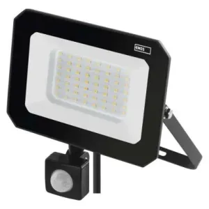 Emos LED reflektor SIMPO s pohybovým čidlem, 50 W, černý, neutrální bílá ZS2343 ZS2343