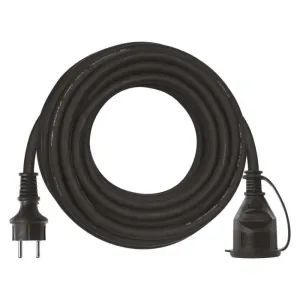 Emos Venkovní prodlužovací kabel 10 m / 1 zásuvka / černý / guma-neopren / 230 V / 2,5 mm2 P01710R