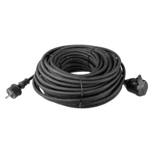 Emos Venkovní prodlužovací kabel 5 m / 1 zásuvka / černý / guma-neopren / 250 V / 1,5 mm2 P01805