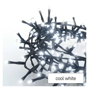 EMOS LED vánoční řetěz – ježek, 12 m, venkovní i vnitřní, studená bílá, časovač D4BC03 Studená bílá