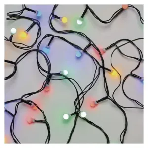 EMOS D5AM05 LED vánoční cherry řetěz – kuličky, 8 m, venkovní i vnitřní, multicolor, programy