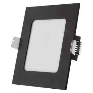 Emos LED vestavné svítidlo NEXXO, čtvercové, černé, 7W, se změnou CCT ZD2323 ZD2323