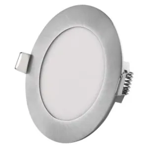 Emos LED vestavné svítidlo NEXXO, kruhové, stříbrné, 7W, se změnou CCT ZD1223 ZD1223