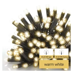 EMOS Profi LED spojovací řetěz problikávající – rampouchy, 3 m, venkovní, teplá bílá D2CW03 Teplá bílá