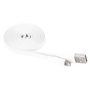 Emos Nabíjecí a datový kabel USB-A 2.0 / Lightning MFi, 1 m, bílý SM7013W