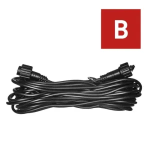 Emos Prodlužovací kabel pro spojovací řetězy Profi černý, 10 m, venkovní i vnitřní D2ZB01