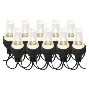 EMOS LED světelný řetěz – 10x párty žárovky, 4,5 m, venkovní i vnitřní, studená bílá