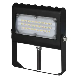 LED reflektor AGENO 30 W, černý, neutrální bílá