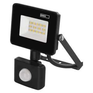 LED reflektor SIMPO s pohybovým čidlem, 10,5 W, černý, neutrální bílá