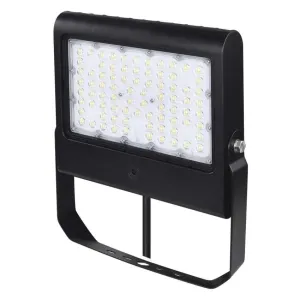LED reflektor AGENO 100 W, černý, neutrální bílá
