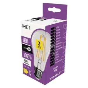 Emos LED žárovka Filament A60 / E27 / 7,8W (75W) / 1060 lm / neutrální bílá ZF5151