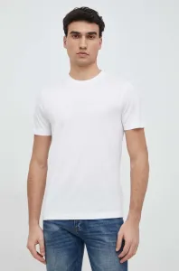 Bavlněné tričko Emporio Armani bílá barva, s aplikací, 8N1TD2 1JGYZ #4684815