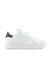 Kožené sneakers boty Emporio Armani bílá barva, X3X188 XF724 D611