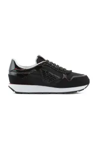 Sneakers boty Emporio Armani černá barva, X3X179 XN906 00002