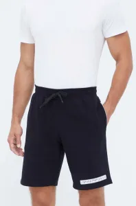 Společenské bavlněné šortky Emporio Armani Underwear černá barva