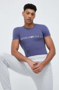 Tričko Emporio Armani Underwear tmavomodrá barva #5553096