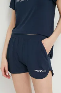 Plážové šortky Emporio Armani Underwear dámské, tmavomodrá barva