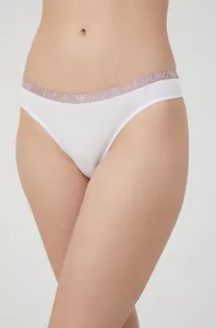 Tanga Emporio Armani Underwear bílá barva #3879091