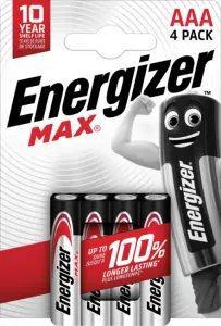 Energizer MAX AAA/E92 alkalické baterie 4ks