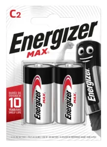 Energizer MAX alkalická baterie C E93, 2ks