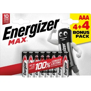 Energizer Max Mikrotužka AAA 4+4