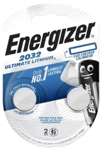 Energizer knoflíková baterie CR2032 Ultimate Lithium BP2, 2ks