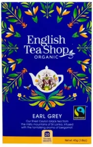 English Tea Shop Černý čaj Earl Grey s bergamotem BIO 20 sáčků