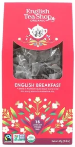 English Tea Shop Černý čaj English breakfast 15 pyramidek sypaného čaje