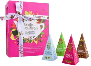 English Tea Shop Dárková kolekce Classic růžová BIO 12 pyramidek