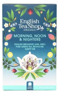 English Tea Shop MIX ranní, polední a noční čaj BIO 20 sáčků