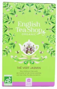 English Tea Shop Zelený čaj s jasmínem a bezinkou 20 sáčků