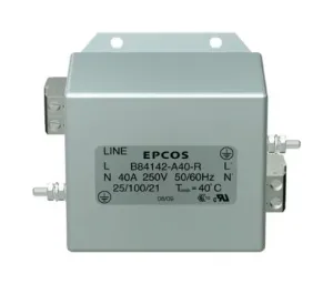 Epcos B84142A0040R000 Power Line Filter, 1 Phase, 40A, Tb