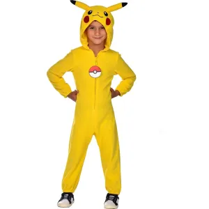 Amscan Detský kostým - Pikachu overal Velikost - děti: M