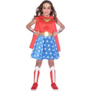 Amscan Dětský kostým - Wonder Woman Classic Velikost - děti: 6 - 8 let