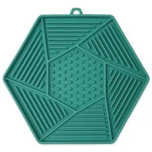 Lízací podložka Epic Pet Lick&Snack hexagon světle zelený